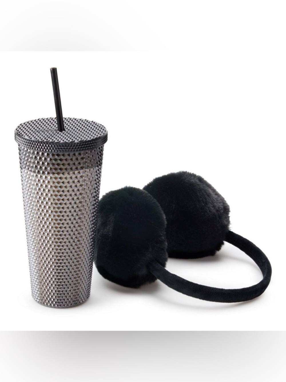 Textured Tumbler & Earmuff Set